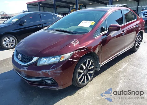 2015 Honda Civic Ex-L z USA, uszkodzony, nr VIN 2HGFB2F90FH535728